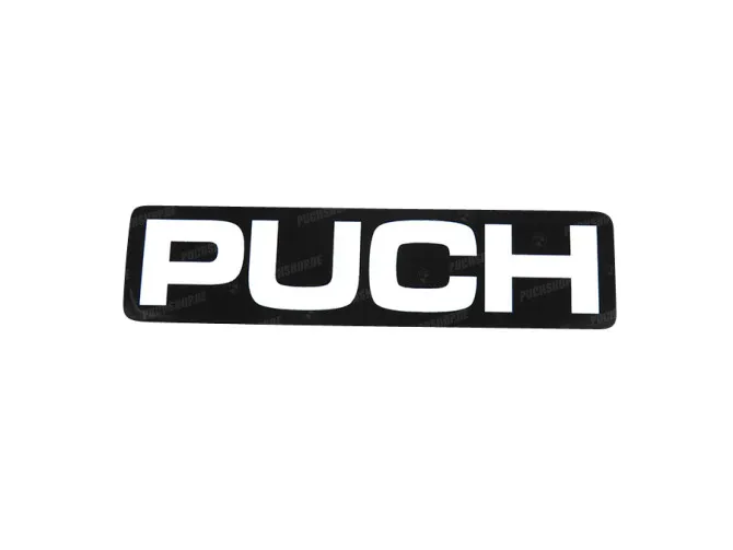Sticker Puch universal black / white main
