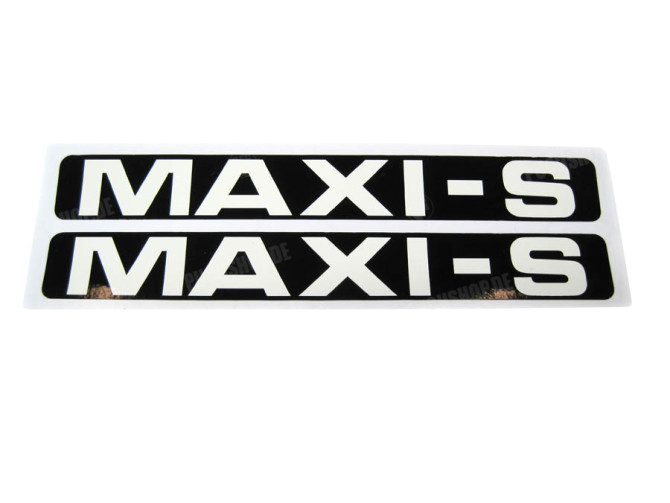 Stickerset Puch Maxi S fairing white / black 1