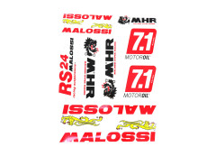 Sticker set Malossi sponsor kit 10-pieces