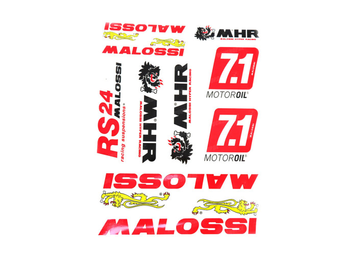 Aufklebersatz Malossi Sponsor kit 10-Teilig main