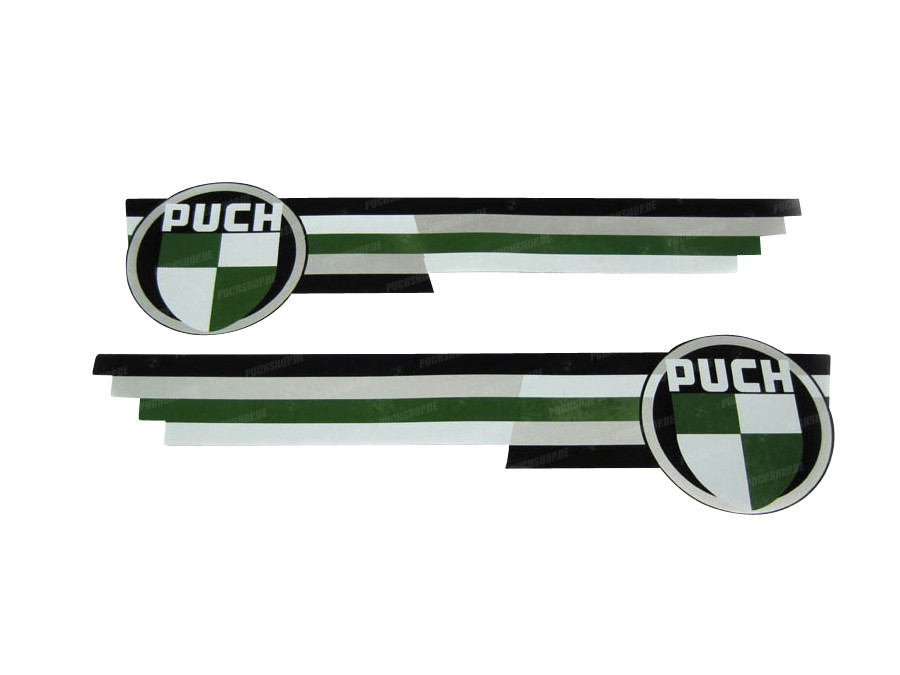 Tank transfer sticker set voor Puch Dakota main