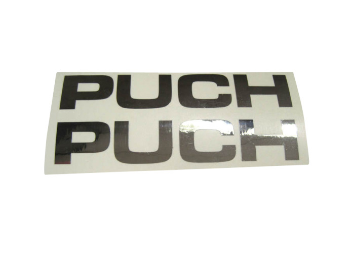 Stickerset Puch text tank / universal chrome