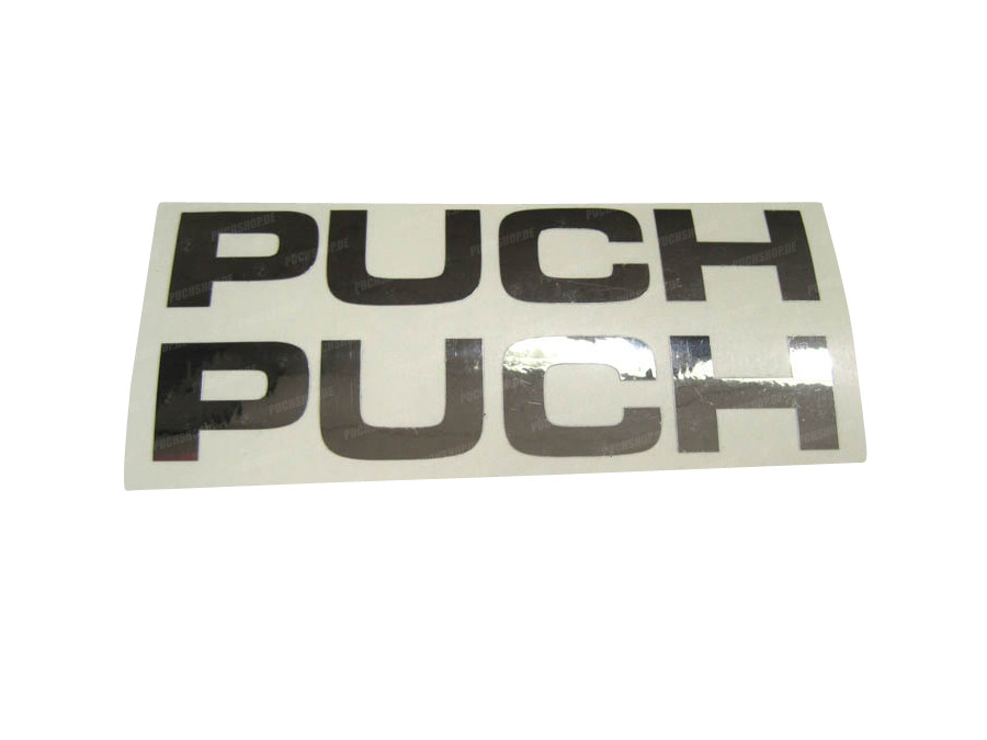 Stickerset Puch text tank / universal chrome product