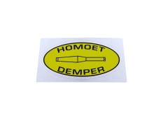 Sticker Homoet Demper uitlaat