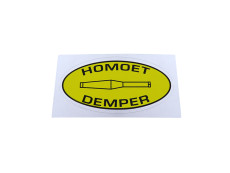 Aufkleber Homoet Demper Auspuff