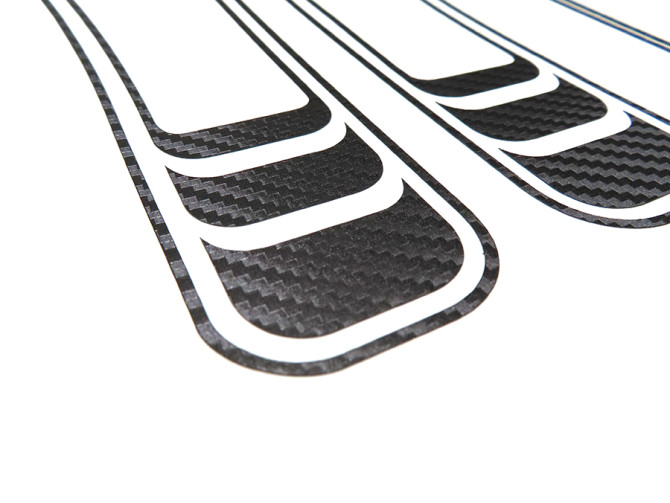 Stickerset Puch Maxi lines anthracite carbon wrap transfers product