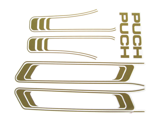 Stickerset Puch Maxi lines gold product
