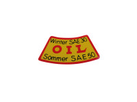 Sticker oldskool olie 