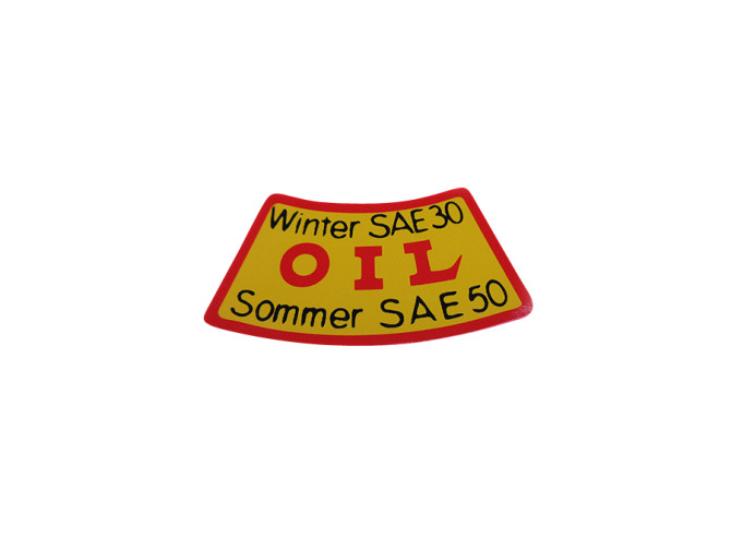 Sticker oldskool olie  product