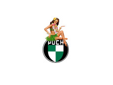 Puch pin-up sticker 15 (new)