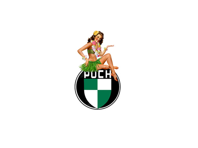 Puch pin-up sticker 15 (new) main