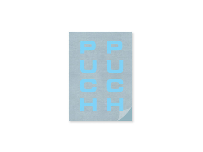 Sticker Puch front fork universal Baby blue