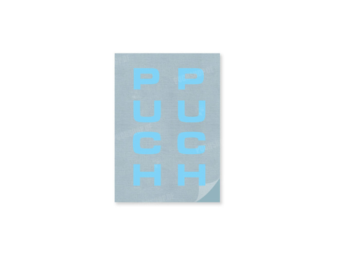 Aufkleber Puch Gabel / Universal Baby blau
