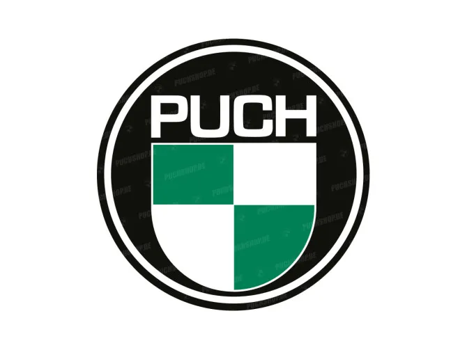 Magneetsticker met Puch logo 200 mm main