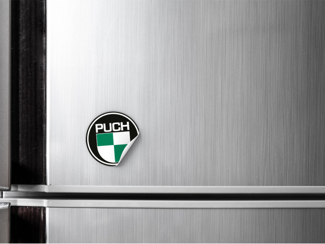 Magneetsticker met Puch logo 55 mm product