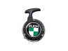 Transfer sticker Puch logo round 65mm pullstart / Universal