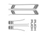 Stickerset Puch Maxi lines PVC transfers anthracite metallic thumb extra