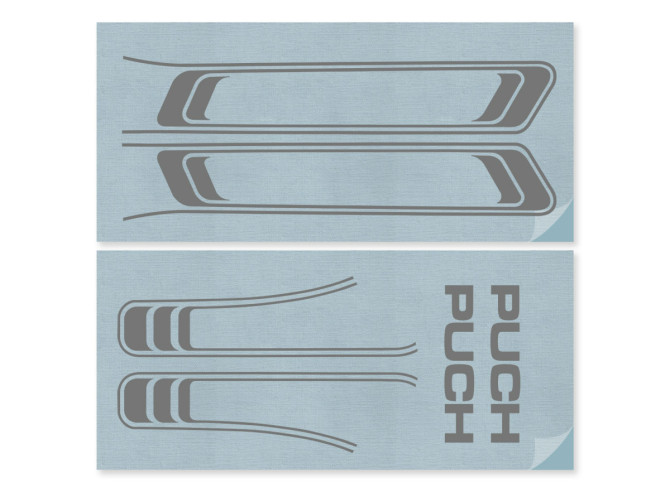 Stickerset Puch Maxi lines PVC transfers anthracite metallic  product