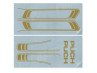 Stickerset Puch Maxi lines PVC transfers gold  thumb extra