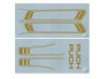 Puch Maxi Aufklebersatz Gold PVC Transfers thumb extra