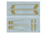 Puch Maxi Aufklebersatz Gold PVC Transfers thumb extra