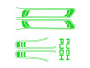 Stickerset Puch Maxi lines PVC transfers Kawasaki-green  thumb extra