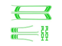 Stickerset Puch Maxi lines Kawasaki green PVC transfers 