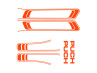 Stickerset Puch Maxi lines PVC transfers KTM orange  thumb extra