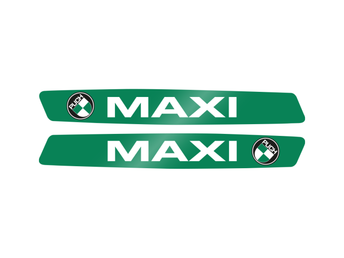 Tank transfer sticker set for Puch Maxi green product