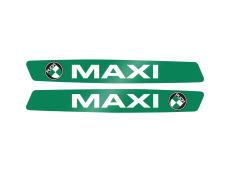 Tank transfer sticker set voor Puch Maxi groen