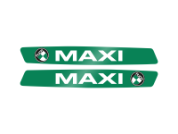Tank transfer sticker set Puch Maxi green