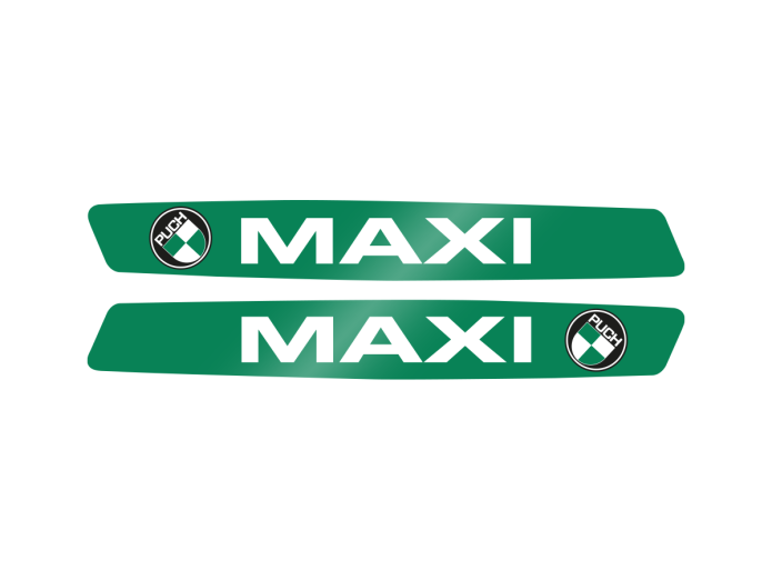 Tank transfer sticker set Puch Maxi groen