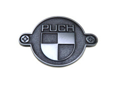 Sticker Puch logo round badge RealMetal 4x2.8cm