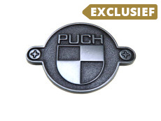 Sticker Puch logo rond badge RealMetal® 4x2.8cm