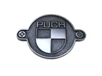 Aufkleber Puch logo Rund badge RealMetal 4x2.8cm