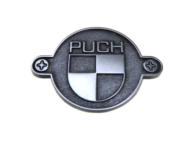 Aufkleber Puch logo Rund badge RealMetal 4x2.8cm main