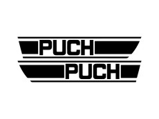 Tank sticker set Puch X30 fuel tank black 