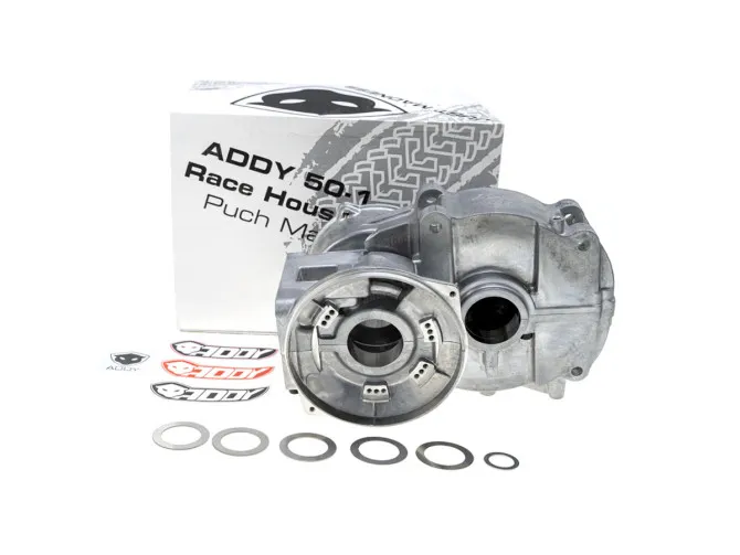 ADDY 50-1 A Puch Maxi E50 pedal start 4-bearing race engine case 2.0 thumb