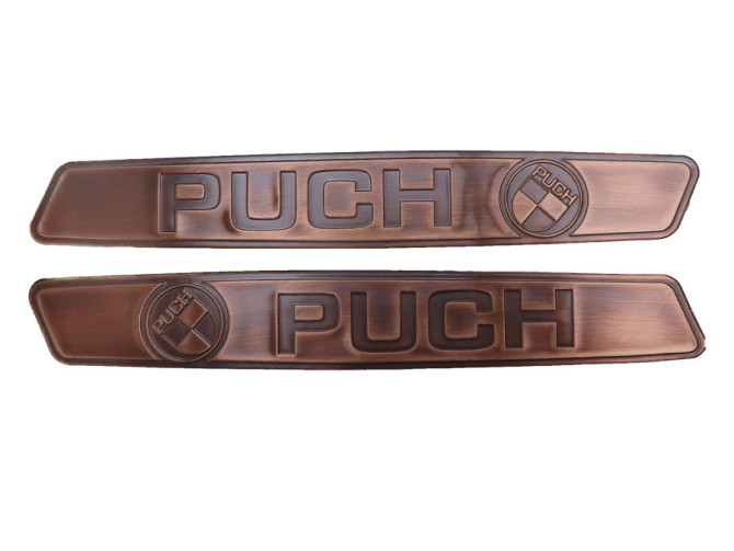 Tank sticker set Puch Maxi RealMetal copper color product