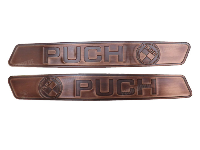 Tank sticker set Puch Maxi RealMetal copper color main