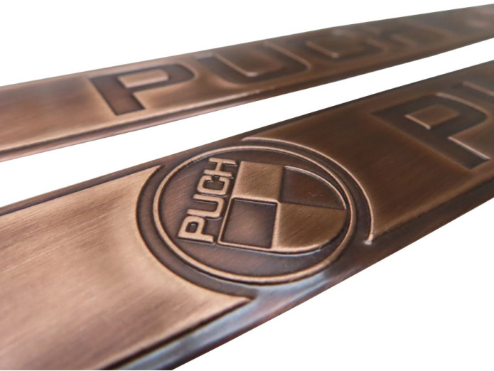 Tank sticker set Puch Maxi RealMetal copper color