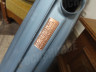 Gasoline mix sticker German RealMetal copper color thumb extra