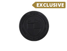 Badge / emblem Puch logo black 47mm RealMetal®