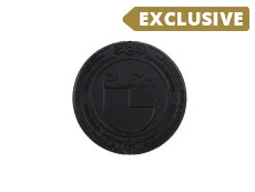Badge / emblem Puch logo black 47mm RealMetal