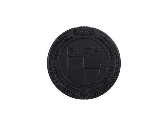 Badge / emblem Puch logo black 47mm RealMetal product