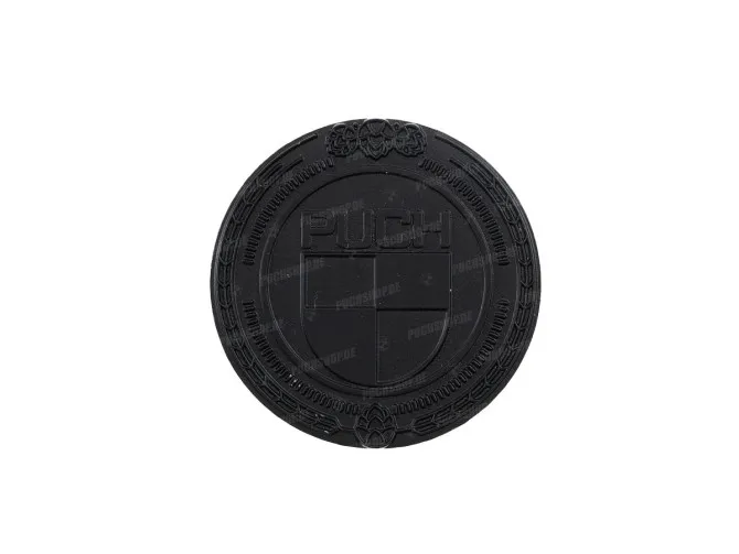 Badge / emblem Puch logo black 47mm RealMetal main