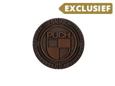 Badge / embleem Puch logo brons 47mm RealMetal
