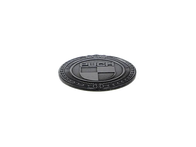 Badge / emblem Puch logo silver 47mm RealMetal product