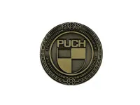 Badge / embleem Puch logo goud 47mm RealMetal