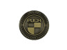 Badge / emblem Puch logo gold 47mm RealMetal thumb extra